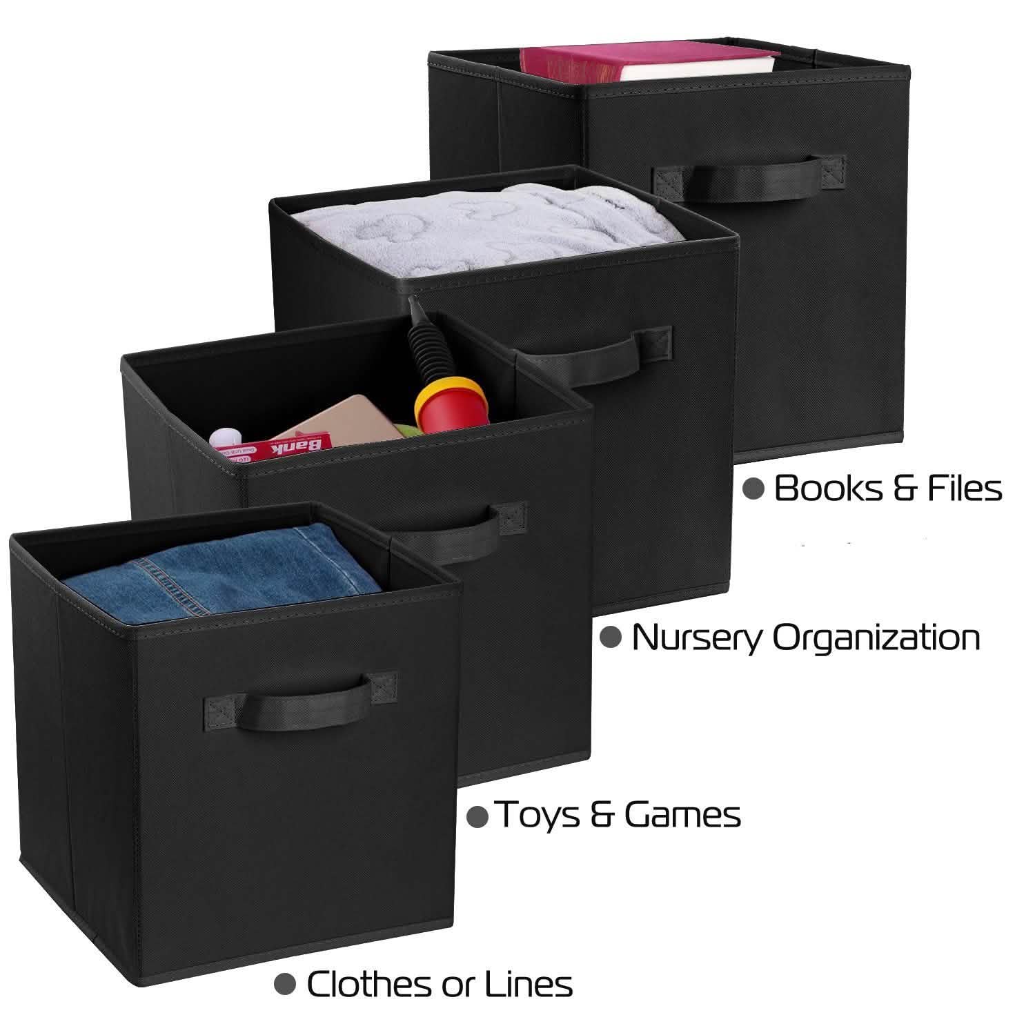 4-Pack: iMounTEK Foldable Storage Cube Bins