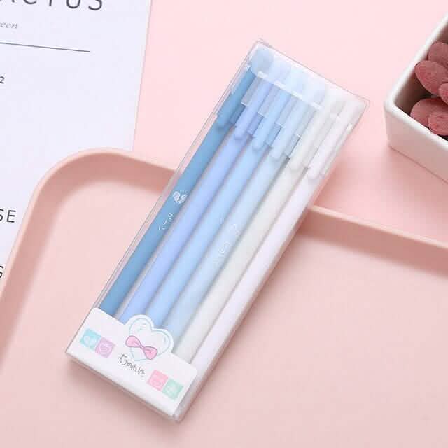4-Pack: Morandi Color Gel Pen Kawaii Office School Student Stationery Supplies