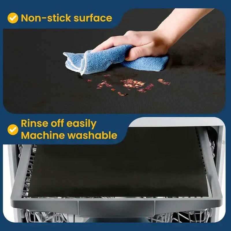 4-Pack: Non-Stick Reusable Oven Liners
