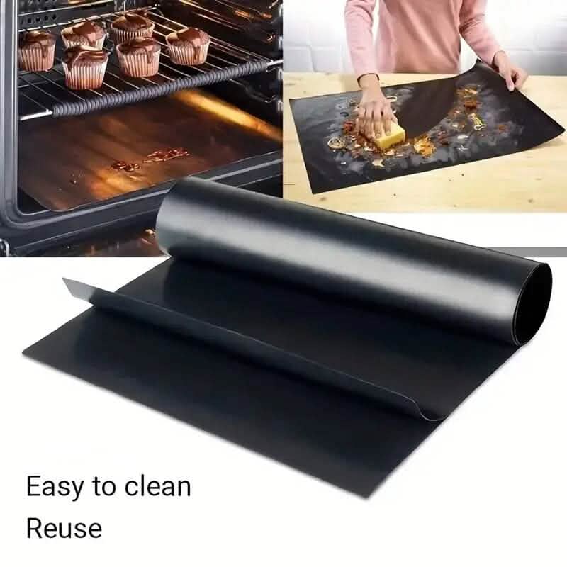 4-Pack: Non-Stick Reusable Oven Liners
