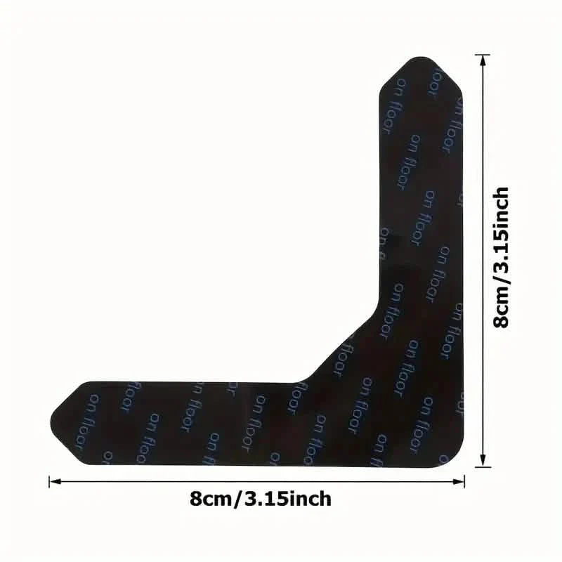 Paquet de 4 : Adhésifs réutilisables antidérapants pour tapis