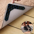 Paquet de 4 : Adhésifs réutilisables antidérapants pour tapis