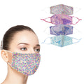 4-Pack: Sequined Fashion Face Mask