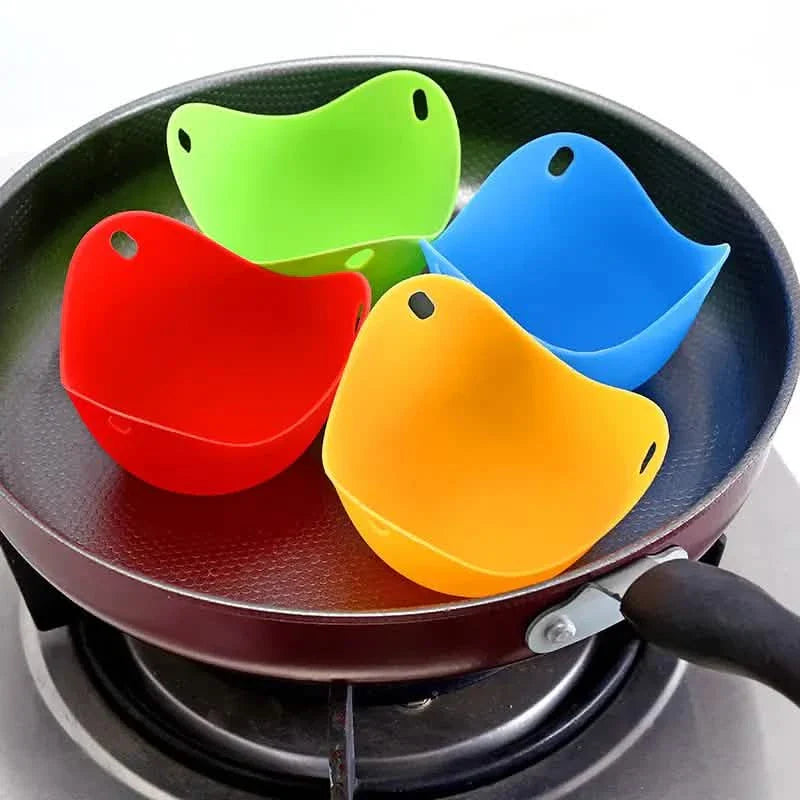 4-Pack: Silicone Egg Cooker