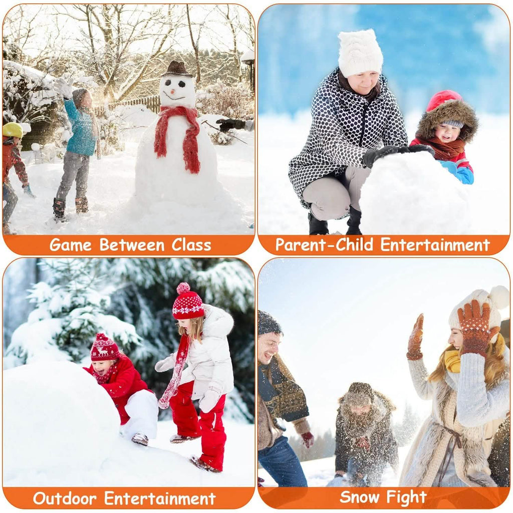 Lot de 4 : Lot de moules à neige pour faire des boules de neige