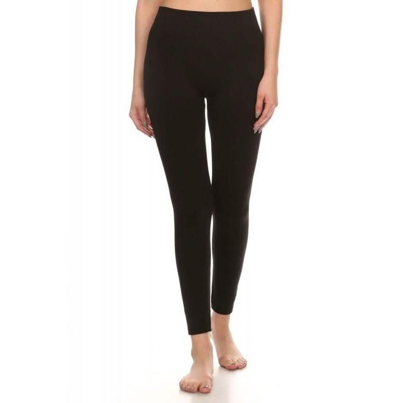Lot de 4: Leggings Premium doublés en polaire pour Femme