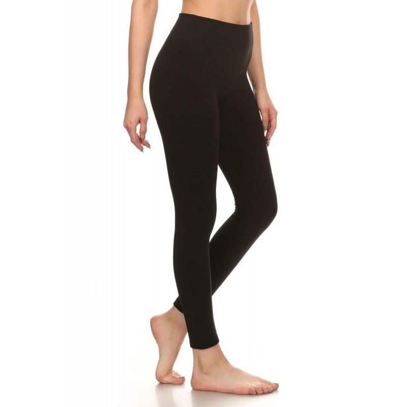 Lot de 4: Leggings Premium doublés en polaire pour Femme