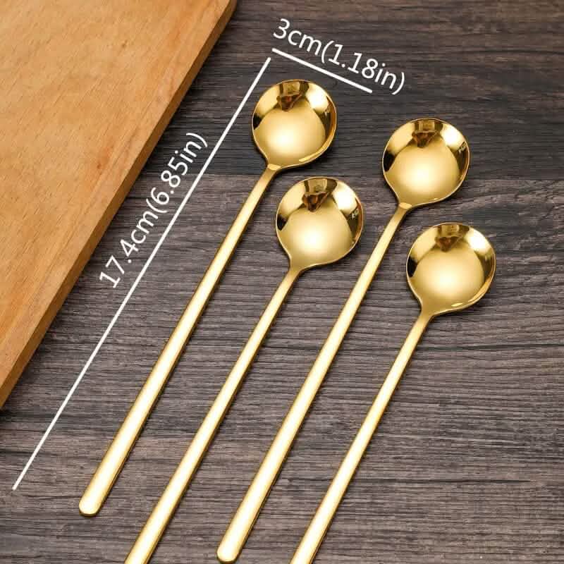 4-Piece: 6.85'' Coffee Espresso Spoons