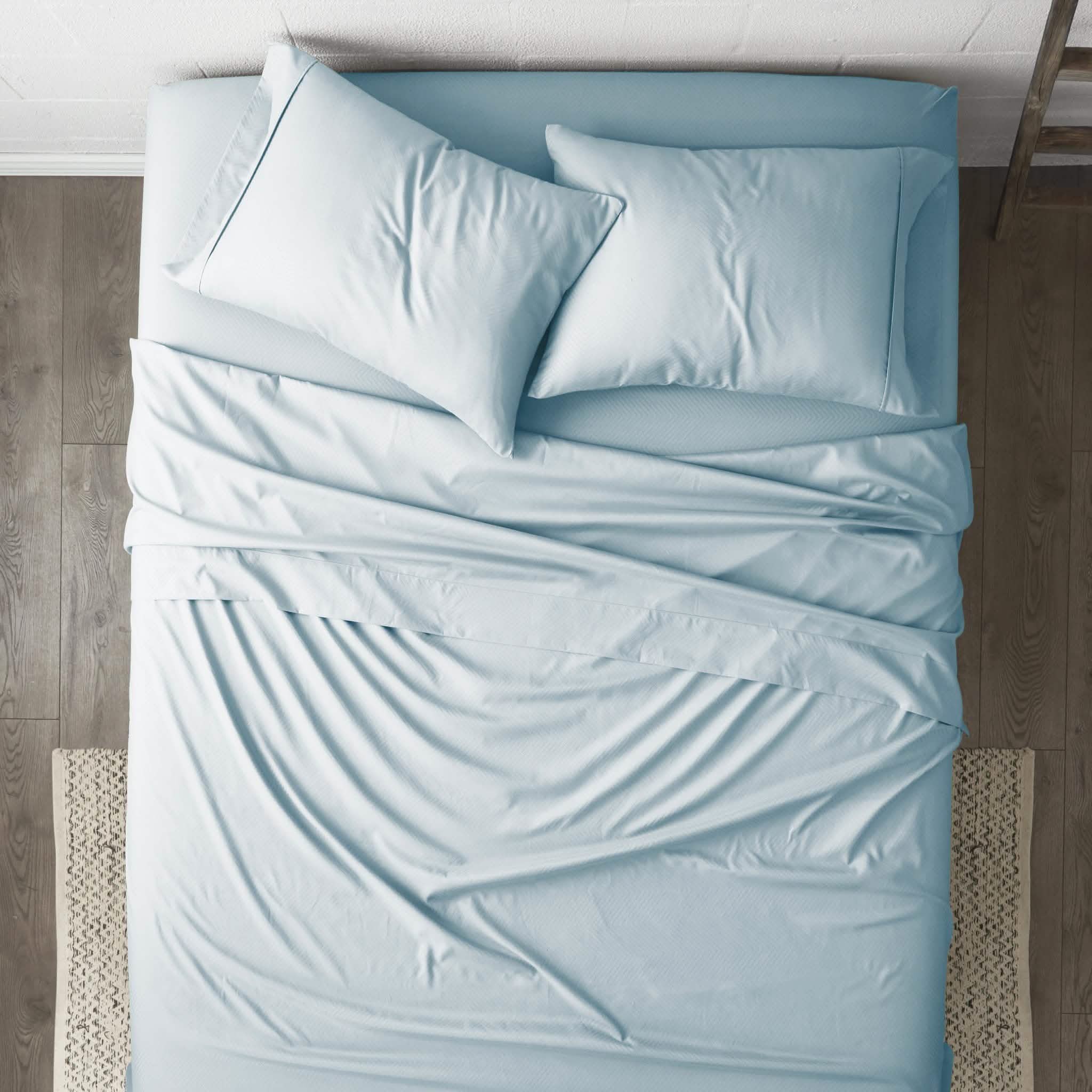 4-Piece: Chevron Embossed Sheet Set
