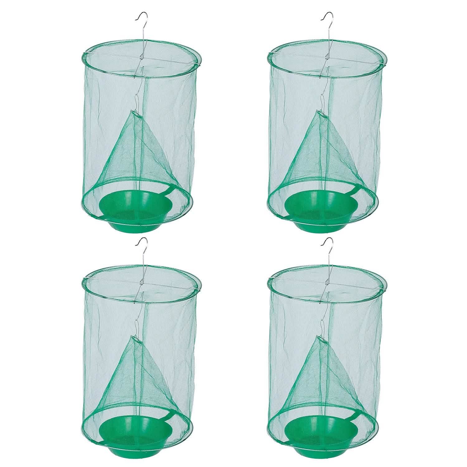 4-Piece: Ranch Fly Trap with Bait Set