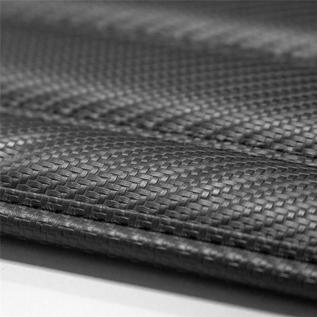 Ensemble de 4 pièces : Tapis de sol en similicuir antidérapants et robustes