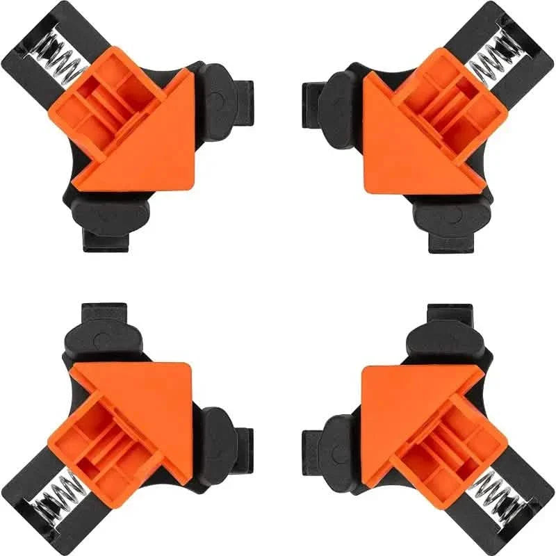 4-Piece Set: Precision 90 Degree Angle Clamps for Woodworking