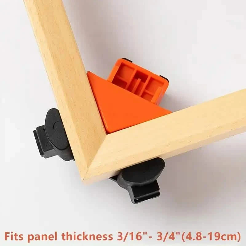 4-Piece Set: Precision 90 Degree Angle Clamps for Woodworking