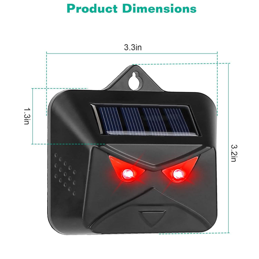 4-Piece: Solar Predator Control Light