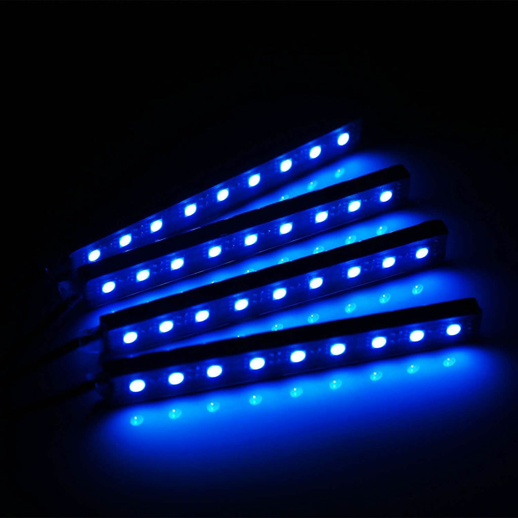 4-Pieces: 36 LEDs 12V Car Atmosphere Light Strip