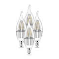 4-Pieces: 5W E12 Candelaria Bulbs
