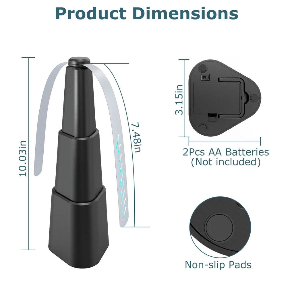 4-Pieces: Fly Repellent Fan Table Top Battery Powered Bug Deterrent