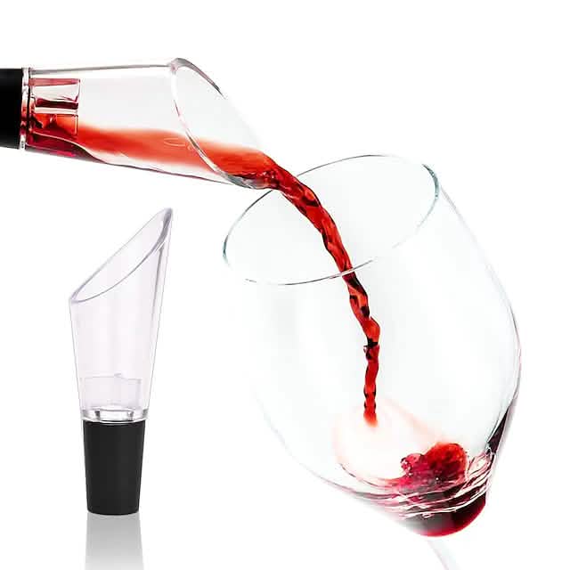 Ensemble de 4 pièces : Tire-bouchon à pompe à air pour bouteille de vin