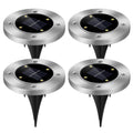 4-Pieces: Solar Waterproof Ground Light