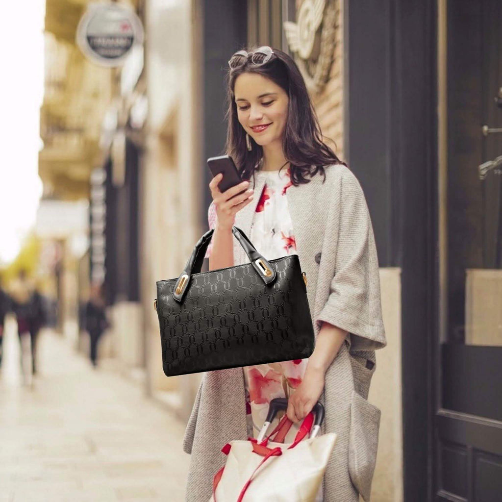 Lot de 4: Sac à main en cuir pour femme