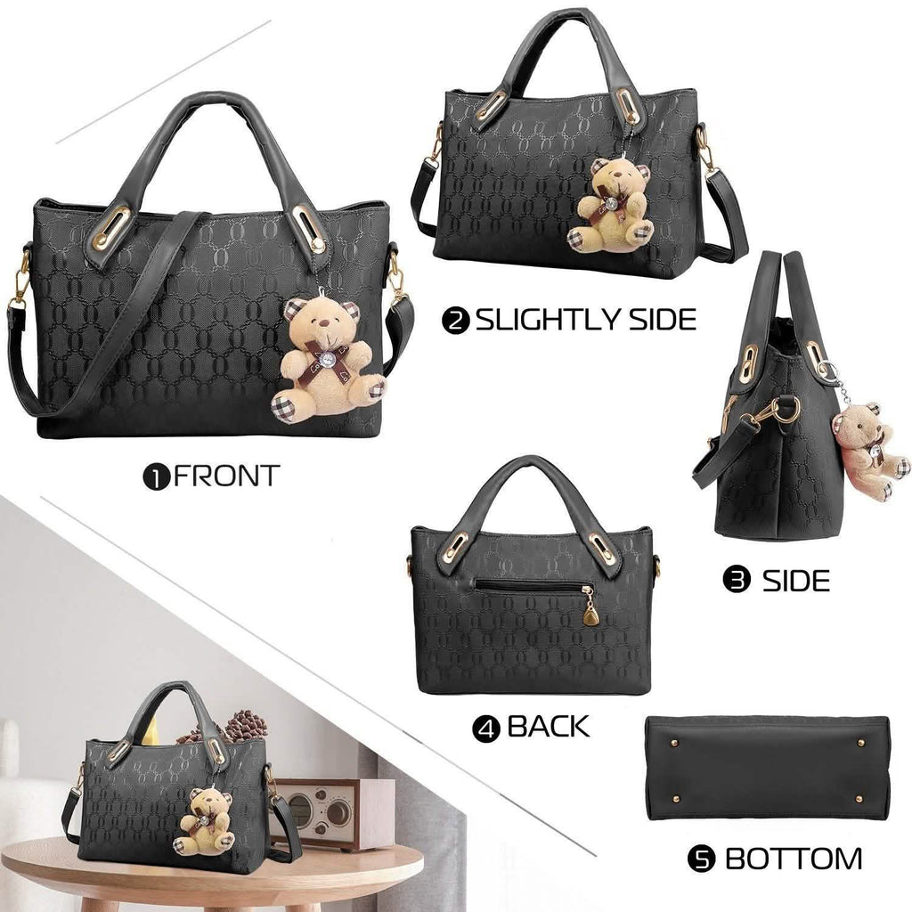 Lot de 4: Sac à main en cuir pour femme