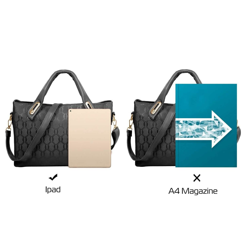 Lot de 4: Sac à main en cuir pour femme