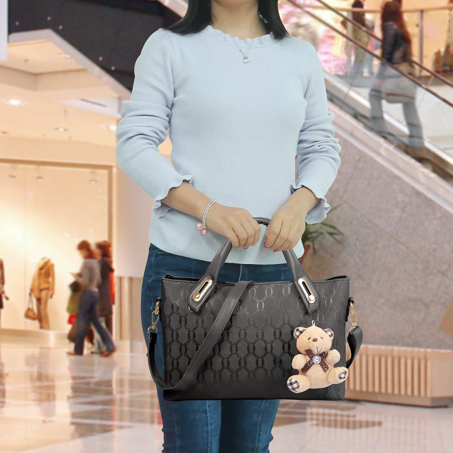 Lot de 4: Sac à main en cuir pour femme