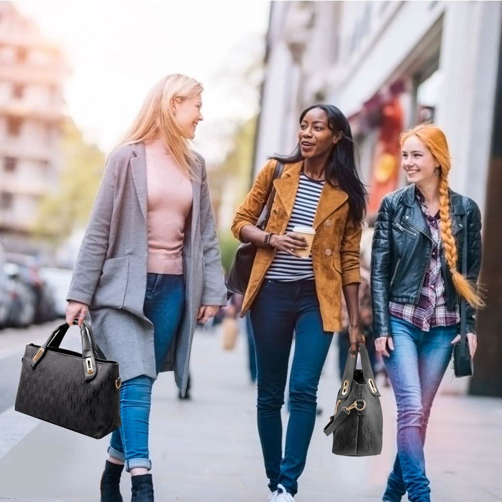 Lot de 4: Sac à main en cuir pour femme