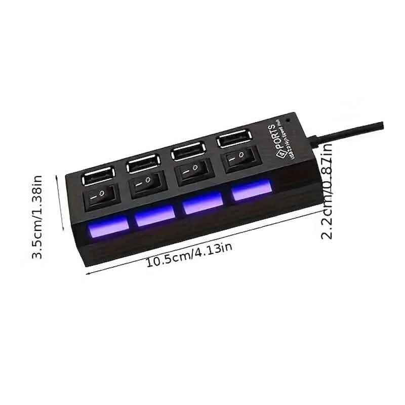 4ポート USB切替ユニバーサルハブ