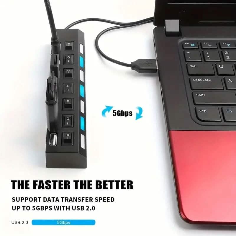 4ポート USB切替ユニバーサルハブ