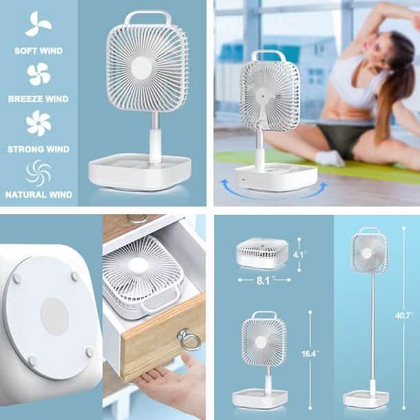 4 Speeds Portable Foldaway Fan