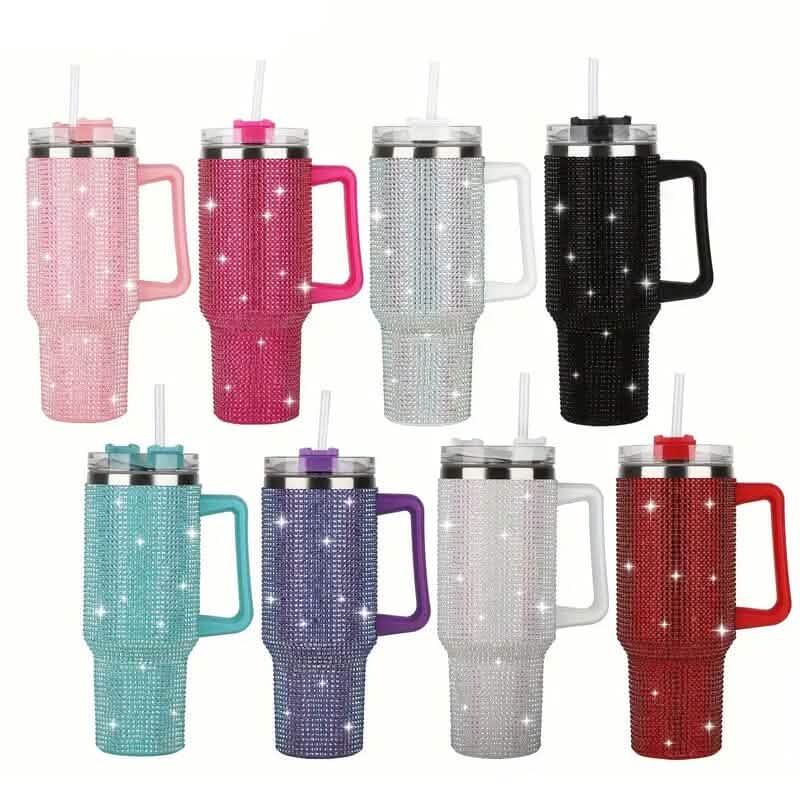 Gobelet Bling Strass Super Scintillant de 40 Oz