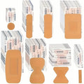 40-Pack: Adhesive Bandages, Assorted Waterproof Breathable Sterile Strips with Non-Stick Pad