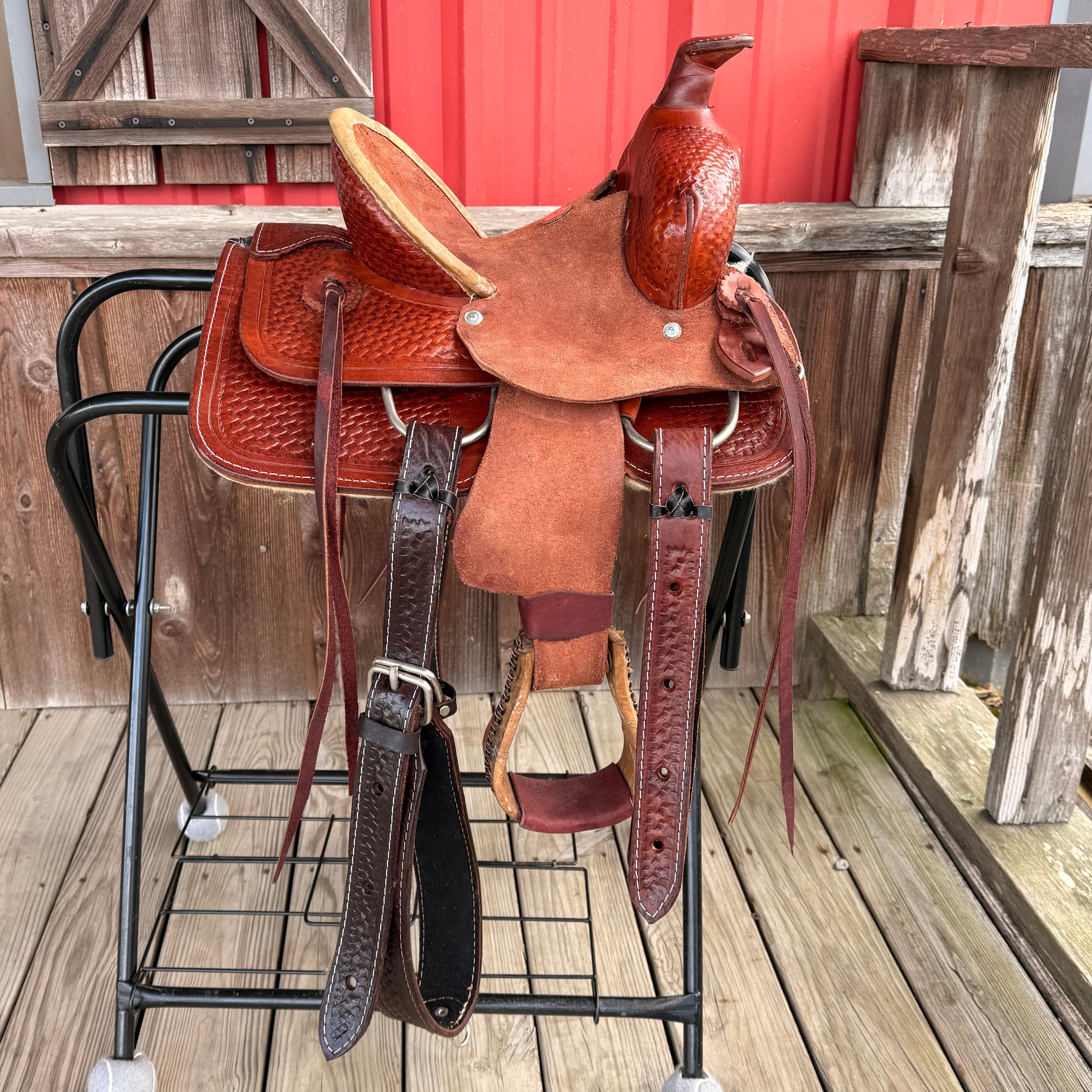 10" Kids Buffalo Saddle