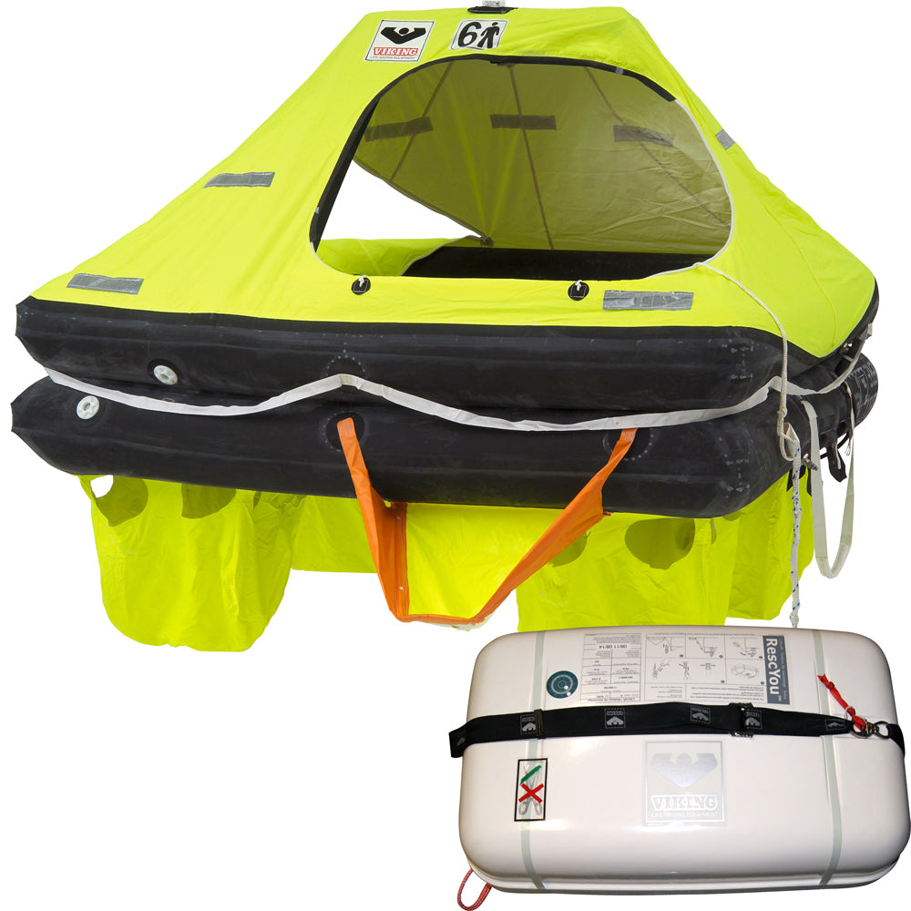 VIKING RescYou Coastal Liferaft 6 Person Container [L006UCL085ABC]