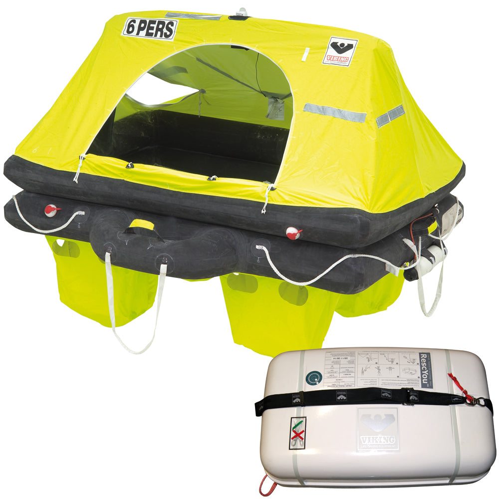 VIKING RescYou Liferaft 4 Person Container Offshore Pack [L004U00785AMH]