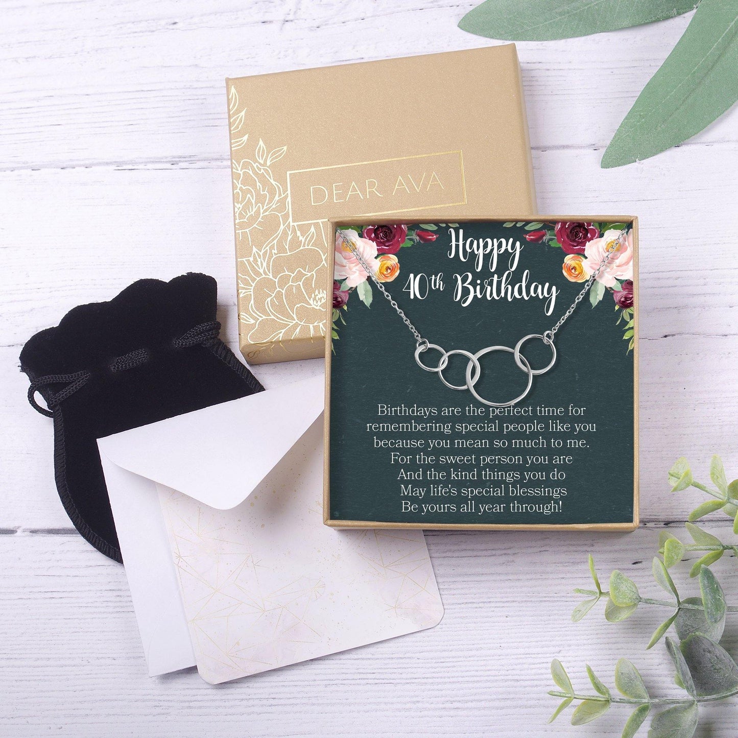 40th Birthday Necklace