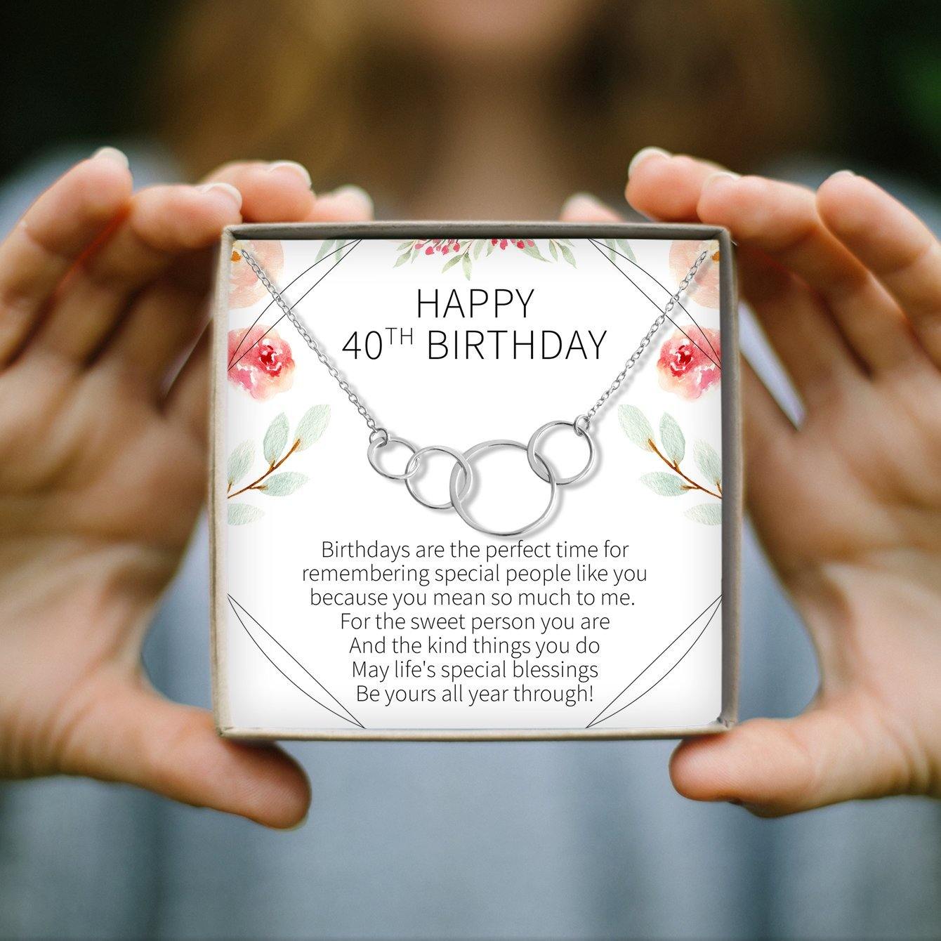 40th Birthday Necklace