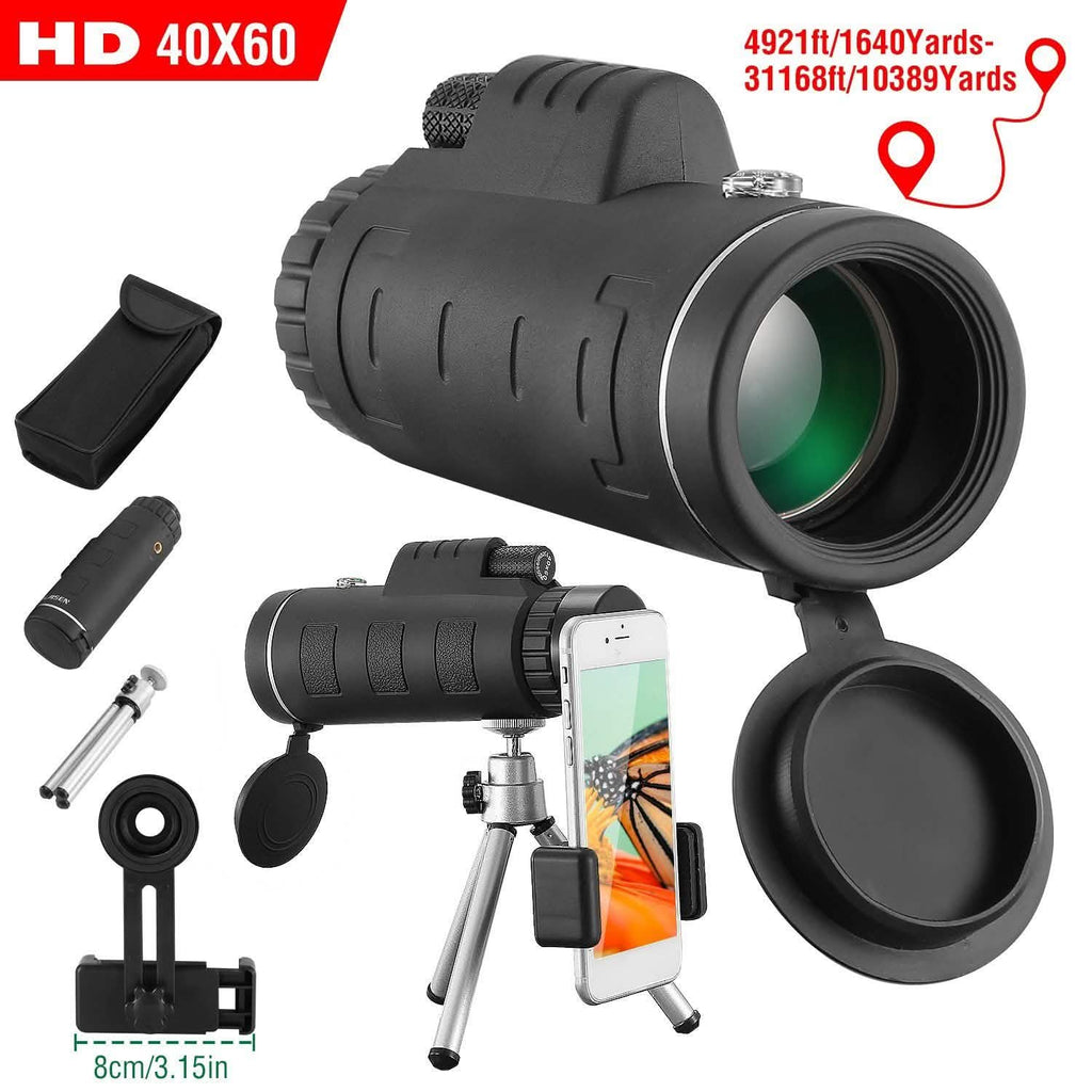 Télescope monoculaire optique HD 40x60 avec lentille FMC