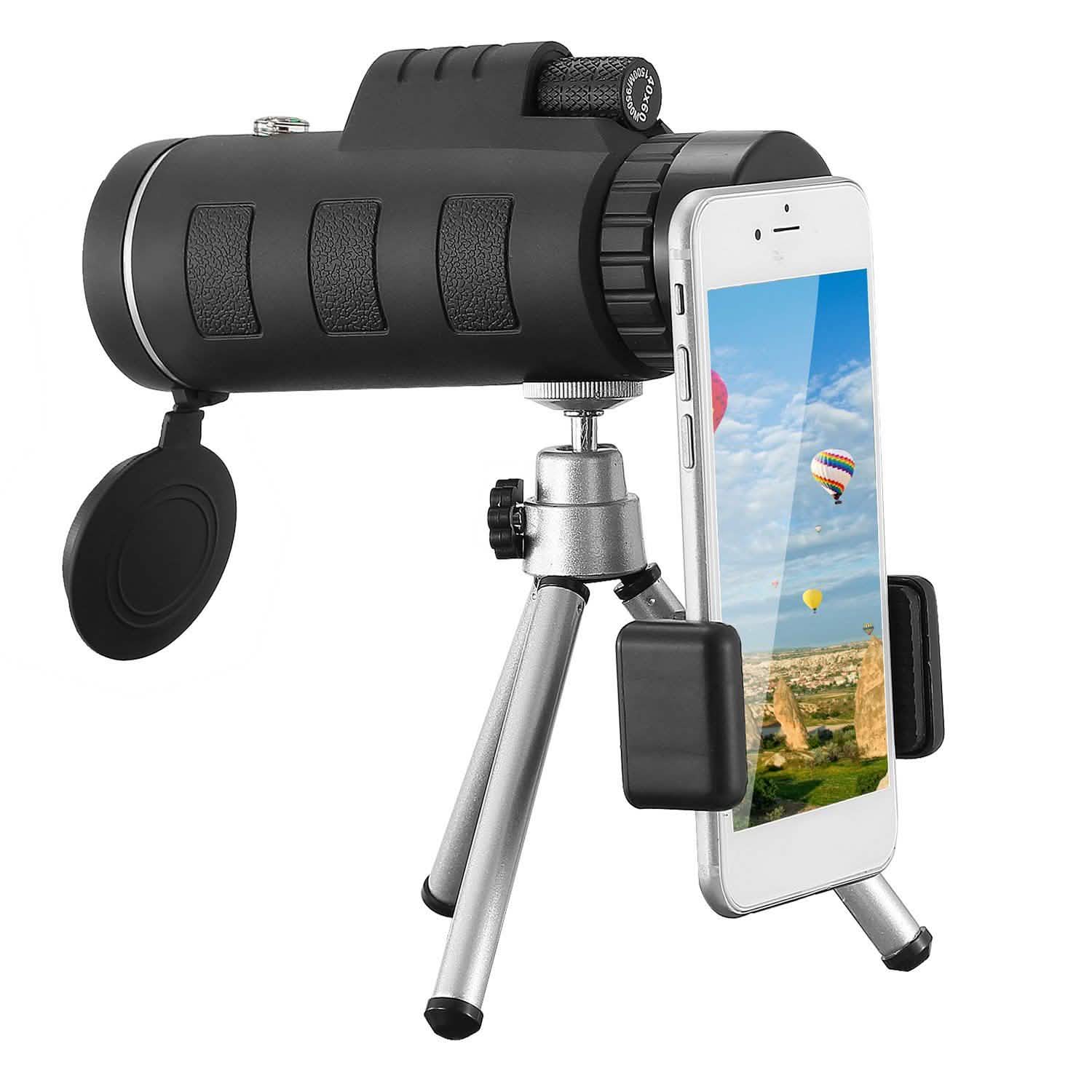 Télescope monoculaire optique HD 40x60 avec lentille FMC