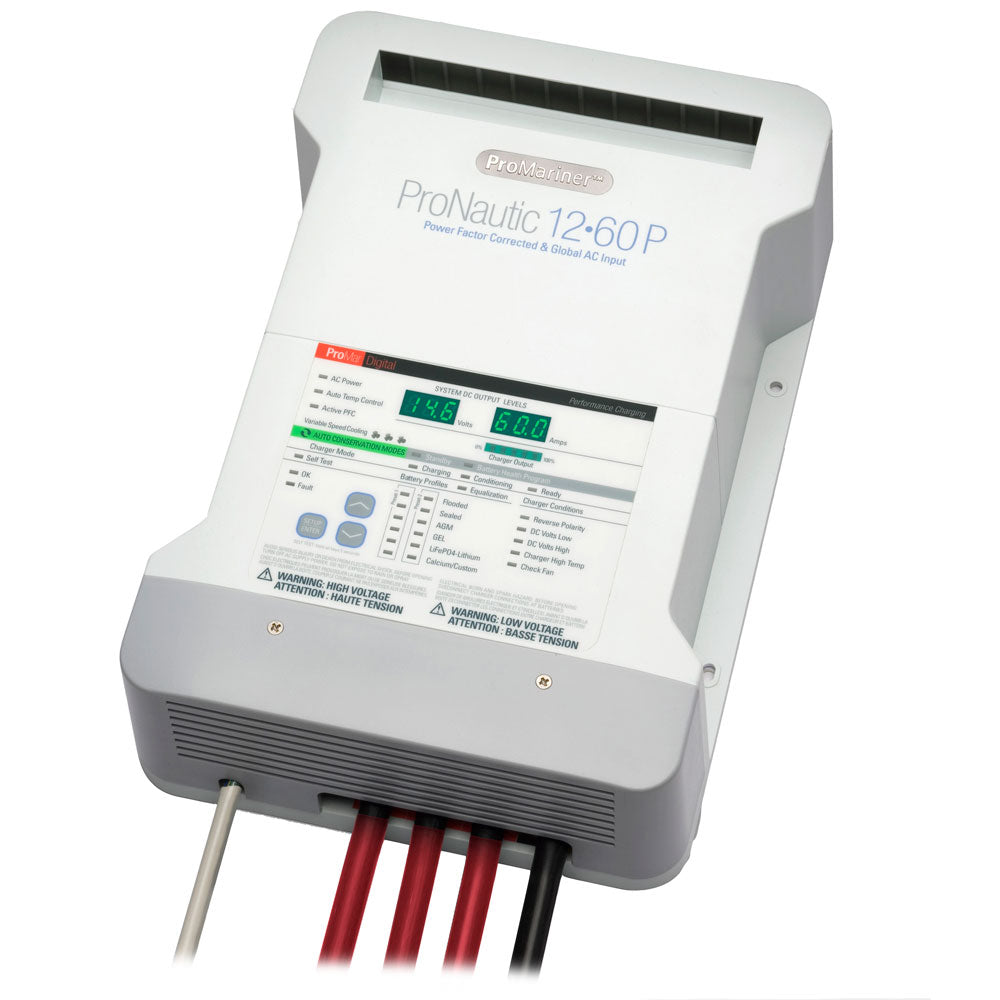 Chargeur de batterie ProMariner ProNautic 1260P 60 A à 3 bancs [63160]