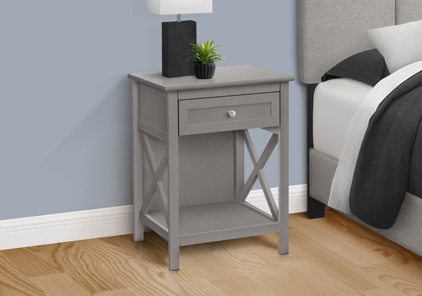Antique 2-Tier Accent Table