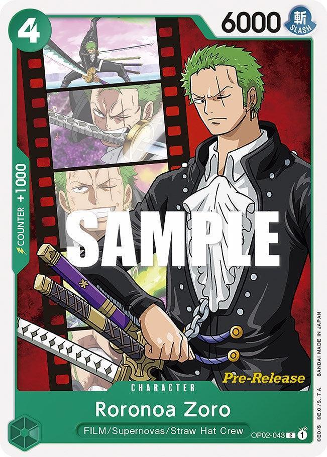 Roronoa Zoro [Cartes de pré-lancement Guerre au Sommet]