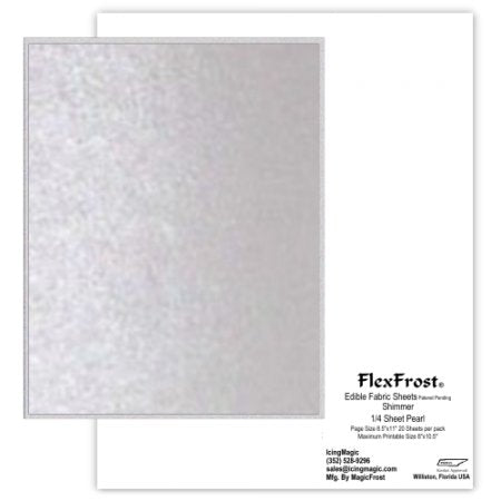 Feuilles de glaçage comestibles en tissu Oasis Supply Magic FlexFrost