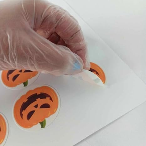 食用ハロウィンカップケーキトッパー（12個入り） – アイシングサークル 食用ケーキデコレーション用