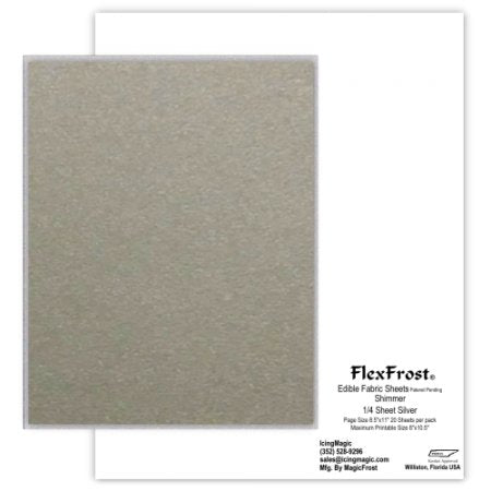 Feuilles de glaçage comestibles en tissu Oasis Supply Magic FlexFrost