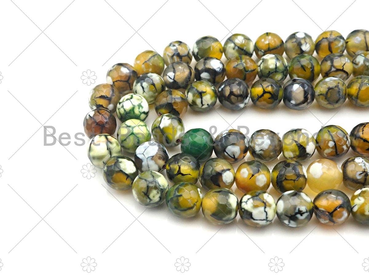 Green Dragon Vein Agate beads, sku#UA114c