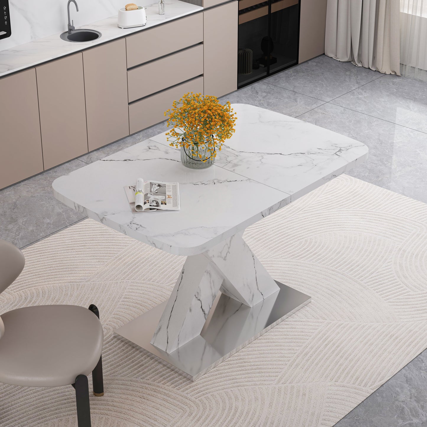 Modern Rectangle Dining Table