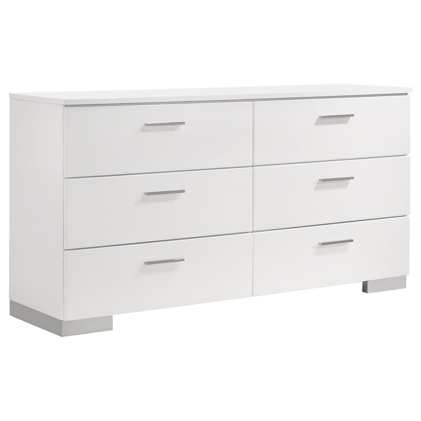 Felicity 5-piece California King Platform Bedroom Set White