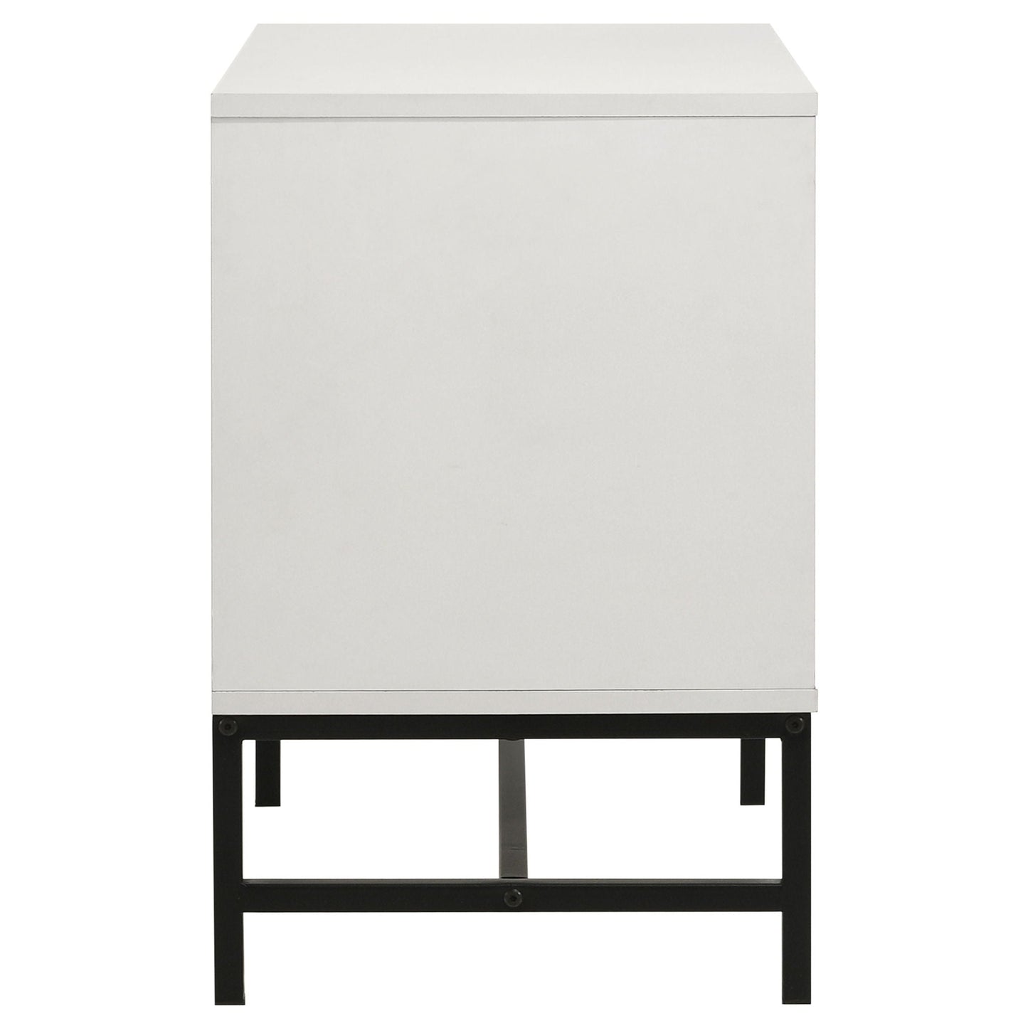 Sonora 2-drawer Nightstand Bedside Table White
